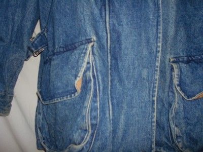 Womens Cambridge Dry Goods Denim Coat Size Medium  