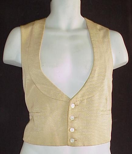 WESTERN FRONTIER GAMBLERS VEST LATE 1800S NICE  