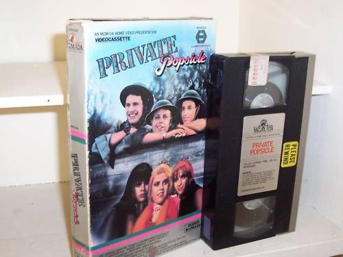 Private Popsicle (1982) vhs Zachi Noy MGM Big Box  