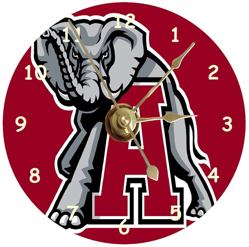 NEW Alabama Crimson Tide CD Clock  