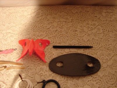 Vintage Bakelite Hair Pieces Barrettes, Combs Picks etc  