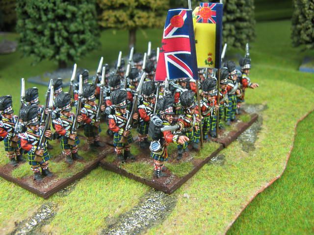 28mm Napoleonic DPS painted British Highlander GBr005S  