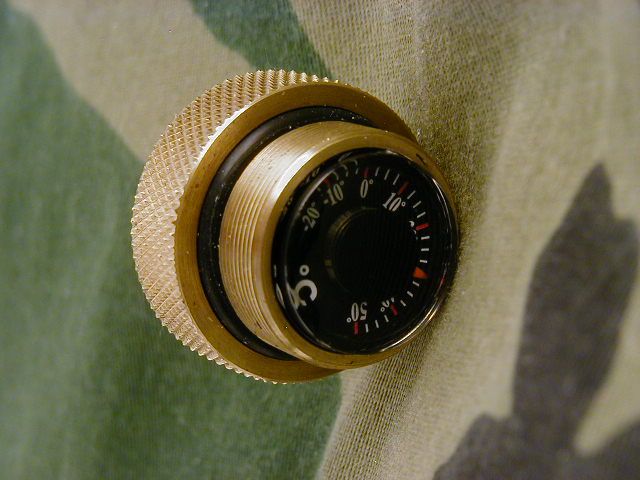 RANDALL KNIFE KNIVES #18 CAP,BRASS,CELSIUS THERMOMETER  