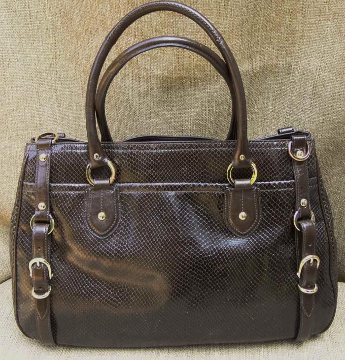 Coach Textured Leather Sierra LG Carryall 16753 NWT  