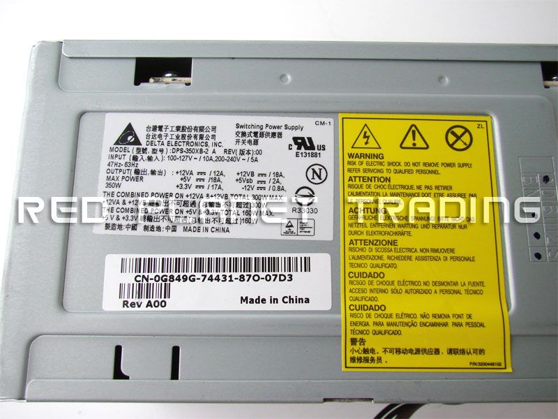 DELL 350W PSU Power Supply Vostro 200 400 Studio 540  