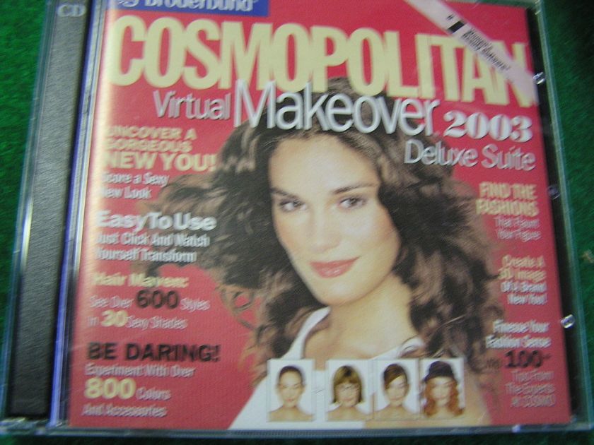 CD  COSMOPOLITAN Virtual MAKEOVER 20032 CD Set 051581037343  