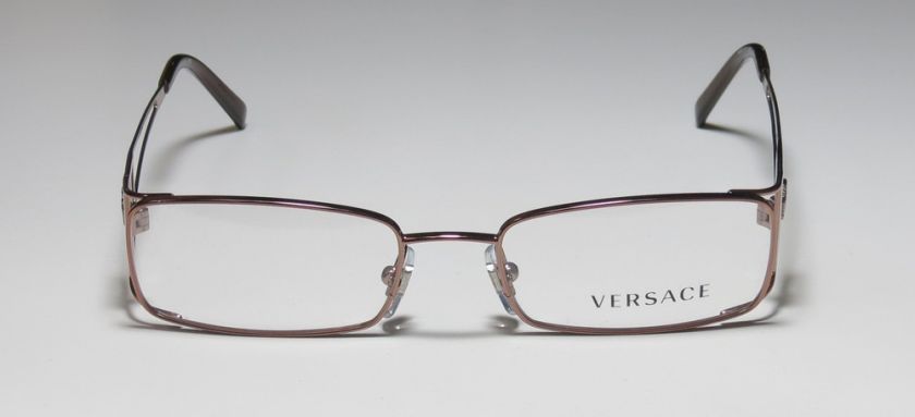 NEW VERSACE 1111 49 17 135 BROWN FULL RIM RX ABLE EYEGLASSES/GLASSES 