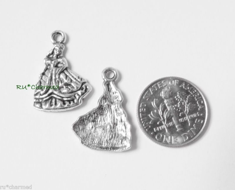 6pcs PRINCESS Charms   FaiRyTaLe   Jewelry Making  