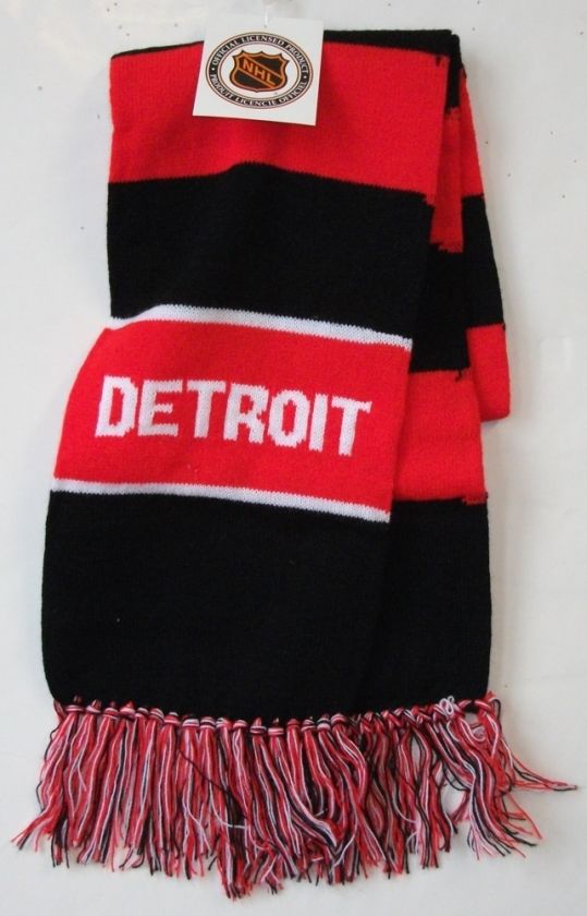   RED WINGS VINTAGE STRIPED JACQUARD KNIT SCARF   