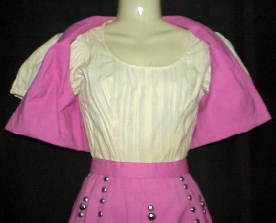 SALE 1940S 1950S VINTAGE STYLE DANCER DRESS  