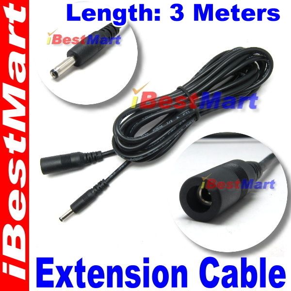 3m Extension Cable for Foscam FI8904W Power AC Adapter  