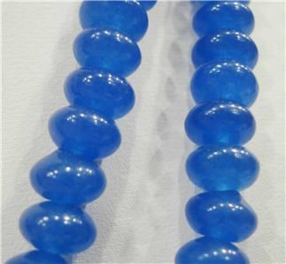   Light color Blue Sapphire Abacus Gemstones Loose Beads 15  