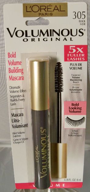 New , Loreal Voluminous Original Volume Building Mascara in Black 