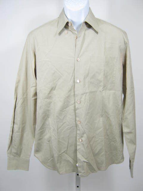 MIU MIU Mens Khaki Button Down Shirt Sz 39  