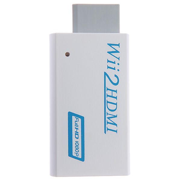 Wii to HDMI Converter 1080P HD Output 3.5mm Audio Upscaling Adapter 