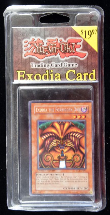 Yu Gi Oh GX Exodia The Forbidden One Promo Card Pack  