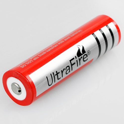 UltraFire 18650 3000mAh 3.7V Red Rechargeable Battery  