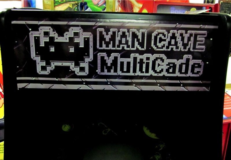 Arcade diamdplate Multicade MAME Side Art Marquee & Kic  