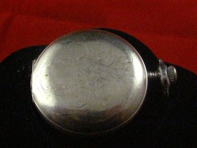 VINTAGE 18S ELGIN HUNTING CASE POCKETWATCH FANCY DIAL  