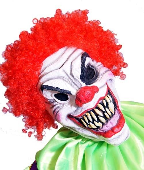 HALLOWEEN IT EVIL CLOWN/HORROR CLOWN Deluxe Full overhead MASK 1 