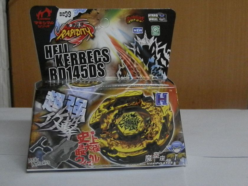   Metal Battle Fusion Top BB99 HELL KERBECS BD145DS Manipulator Toy NEW