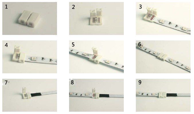 Single Color Strip Connector Exhibit (2 pins)