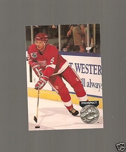 NICKLAS LIDSTROM ROOKIE PROSET PLATINUM 1992 CARD #253  