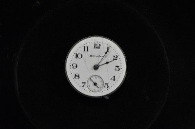   SIZE HAMPDEN MOLLY STARK POCKET WATCH MOVEMENT FOR REPAIRS  