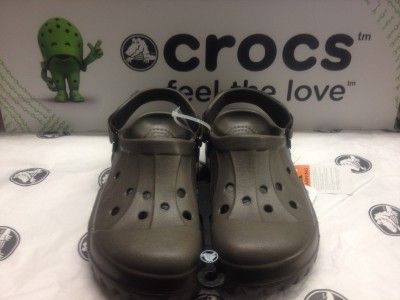 Crocs Off Road (Chocolate/Chocolate) Retail $44.99 Sizes 7 8 9 10 11 