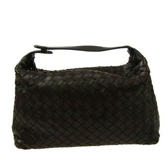 Authentic BOTTEGA VENETA Intrecciato Leather Baguette Hand Bag Purse 