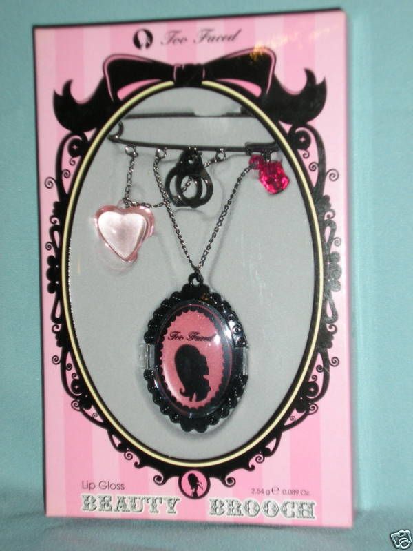 TOO FACED ~ BEAUTY BROOCH ~ AVANT GARDE LIP GLOSS PIN  