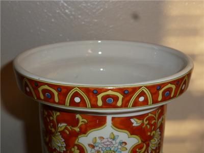 Ardalt Chineserie Vase Made in Italy 4363 VGC 15 7/8 in  