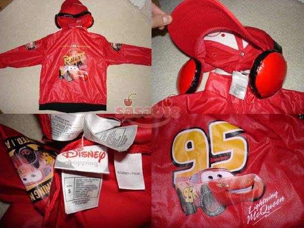 CARS BOYS MCQUEEN JACKET CAP HALLOWEEN COSTUME XXS/2 3  