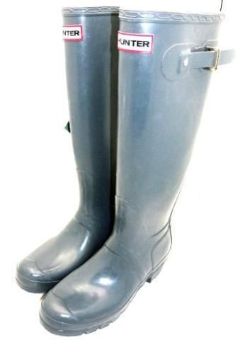 JCrew Hunter Wellington Scottish Wellies 9 10 $115 gray  