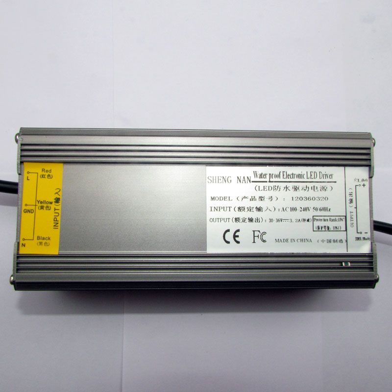 1pcs AC 85 265V TO 30 36V DC POWER SUPPLY DRIVER FOR 100W LED