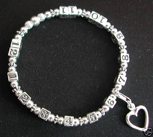 Sterling Silver BEBE BRACELET Breastfeeding & Nursing *$1 to charity 