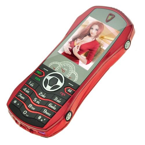   Unlocked Dual Sim Quad Bands FM/Bluetooth Car Style Bar Cell Phone F9