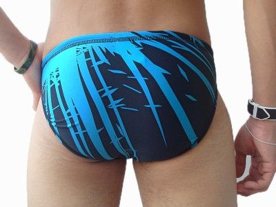 Speedo Mens Bamboo Bikini Swimsuit Navy blue Size 32  