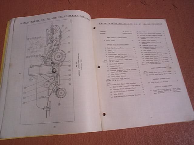 Massey Harris No. 26 & 27 Reaper Thresher Parts Catalog  