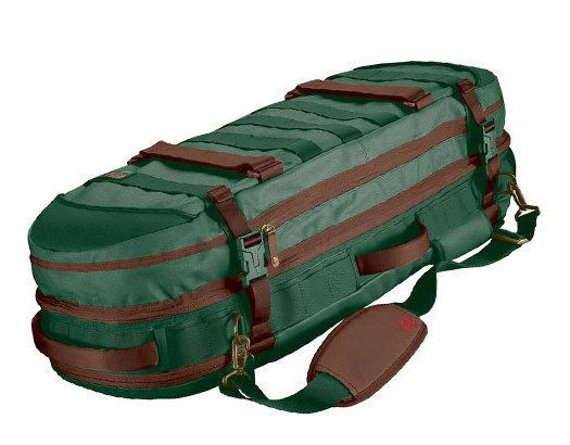 Nike Skateboarding SB Shuttle Duffel Bag Noble Green Brown Red BA3279 