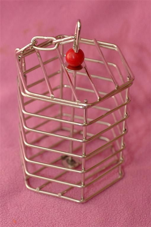 Caitecs  Foraging BAFFLE CAGE STAINLESS STEEL LARGE  