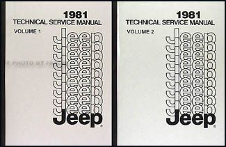   Repair Shop Manual CJ 5 CJ7 CJ8 Scrabmler Cherokee Wagoneer Truck