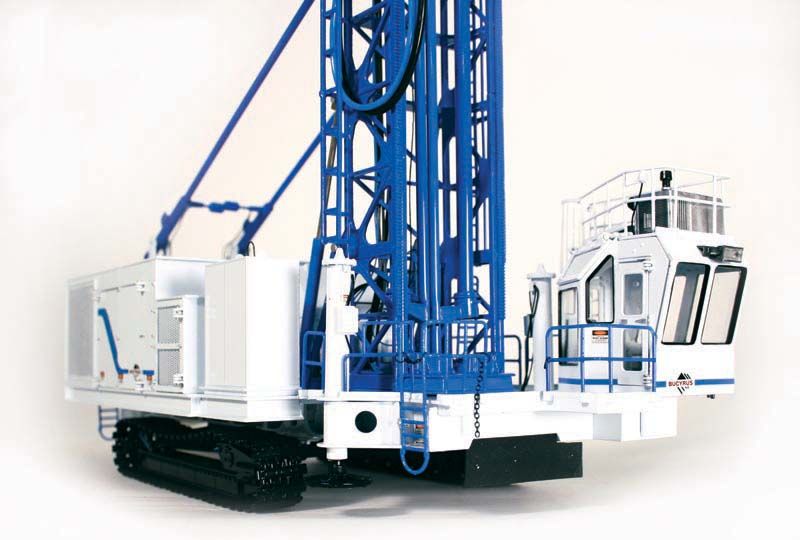 Bucyrus 49HR Drill Rig WHITE & BLUE   1/50   TWH  