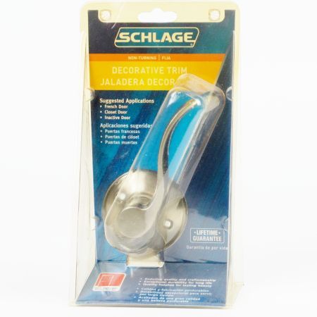 Schlage Satin Nickel Right Hand Dummy Door Accent Lever  