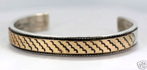 Emer Thompson SS/12k gf Cuff Bracelet   BEAUTIFUL  