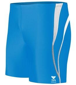 New TYR Alliance Boys Swimsuits Royal/White  