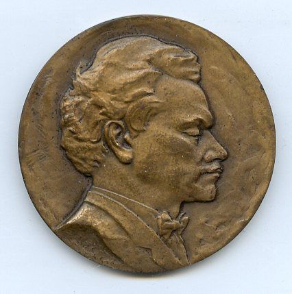 Russian Jewish Composer A. Goldenweiser, Piano, Bronze Medal  