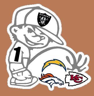 2X Raiders pee on Chiefs Chargers Broncos AFC West , Indoor Only on  PopScreen