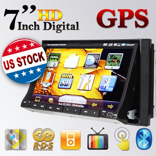 TOUCH SCREEN 7INCH INDASH CAR STEREO GPS NAVIGATION  