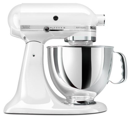 KITCHENAID KSM150PSWH 10 SPEED ARTISAN STAND MIXER **BRAND NEW FACTORY 